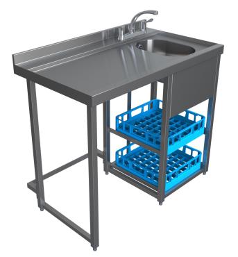 Parry Modular Bar Glass Wash Station MB-GS4