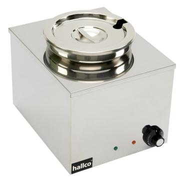 Hallco MBM1R Single Round Pot Bain Marie Dry Heat