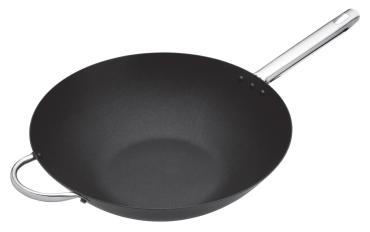 Masterclass Carbon Steel 355mm Wok - MCCWOK3