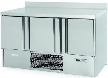 Infrico ME1003II Commercial Refrigerated 3 Door  Prep Counter With Upstand