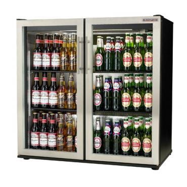 Autonumis Maxi EcoChill RWC00003 Stainless Steel Trim Double Door Bottle Cooler