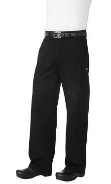 Chef Works A674 Unisex Executive Chefs Trousers Black Herringbone. 