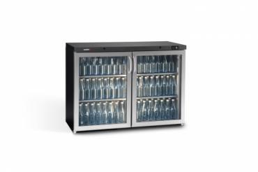 Gamko MG3/275GCS Double Door Hinged Undercounter Bottle Cooler - S/S Frame