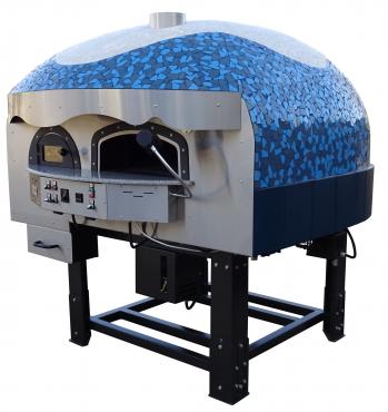 AS Term MIX120RK Wood-Gas Fired Rotating Base Pizza Oven 9 x 12