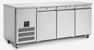 Williams Jade MJC3-SA Commercial 3 Doors Counter Meat Refrigerator