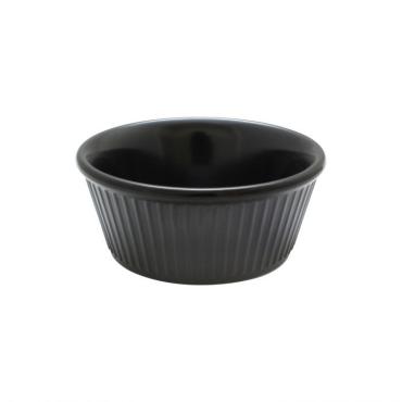 Thunder Group ML533BL1 Black Fluted Ramekin 105ml