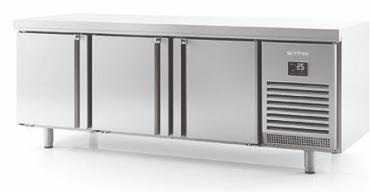 Infrico MR2190PDC Commercial 3 Door Refrigerated Pass Through Prep Counter