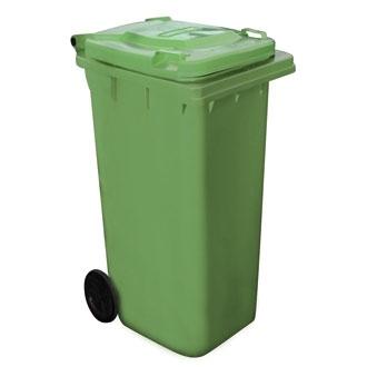 N097 Wheelie Bin Green 120Ltr