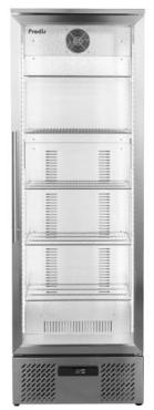 Prodis NT10STLE Low Energy Single Door Stainless Steel Finish Upright Bottle Cooler