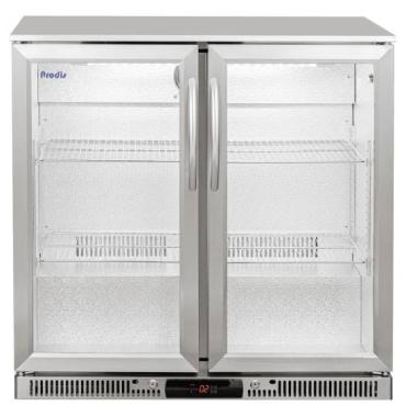 Prodis NT2STLE Stainless Steel Double Door Bottle Cooler