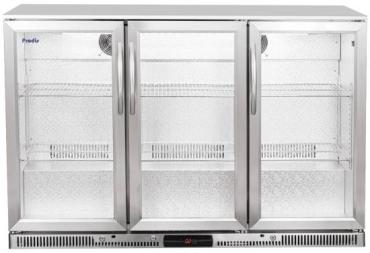 Prodis NT3STLE Stainless Steel Triple Door Bottle Cooler