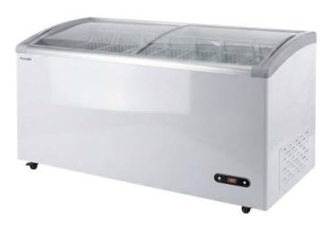 Prodis NVC5 546L Curved Glass Display Freezer