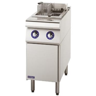 Hobart Bonnet Optimum 18 Litre Single Tank Electric Fryer on Closed Cupboard