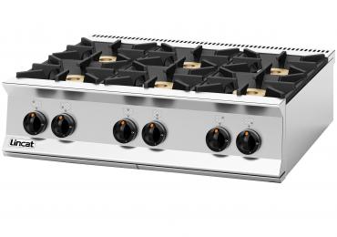 Lincat Opus 800 OG8004 6 Burner Gas Boiling Top