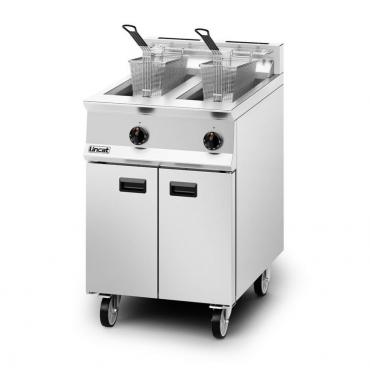 Lincat Opus 800 OG8111/N Twin Tank Natural Gas Fryer - 2 x 14 Litre Tanks