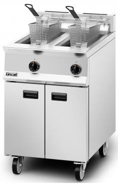 Lincat Opus 800 OG8111/P Twin Tank LPG Gas Fryer - 2 x 14 Litre Tanks