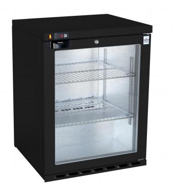 Osborne 160ES/W eCold Commercial Single Door Undercounter 800mm High Bottle Cooler - Black Finish