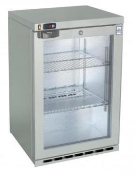 Osborne 180ES/W eCold Commercial Single Door Undercounter 900mm High Bottle Cooler - Silver Finish