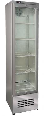  Osborne 197ES eCold Commercial Single Door Upright Bottle Cooler - Silver Finish