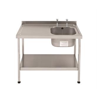 Franke P050 Self Assembly Stainless Steel Sink Right Hand Bowl 1000x 600mm