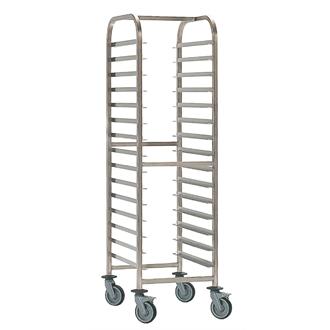 P059 Bourgeat Patisserie Racking Trolley 15 Shelves