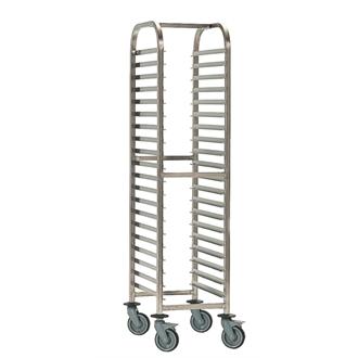 P073 Bourgeat Full Gastronorm 20 Shelf Racking Trolley