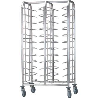 P167 Bourgeat Self Clearing Trolley - Double