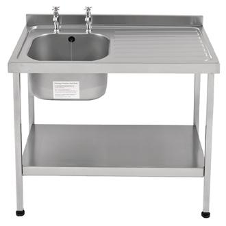 Franke P363 Single Bowl Sink with Right Hand Drainer 1200x 600mm