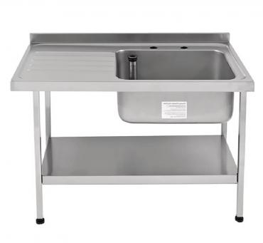 Franke P368 Flat Pack Single Bowl Sink with Left Hand Drainer 1500 x 650mm