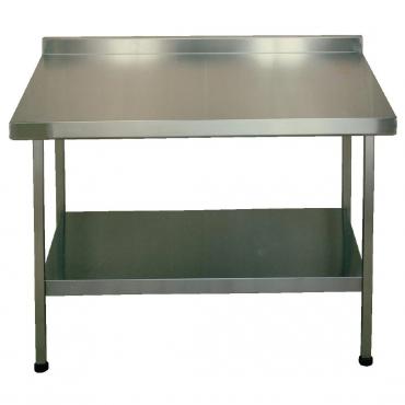Franke Flat Packed Stainless Steel Wall Table With Upstand 