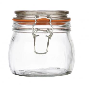 Vogue Clip Top Preserve Jar 500ml P490