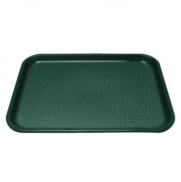 P511 Kristallon Plastic Fast Food Tray Green Large