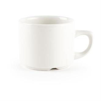 P738 Churchill Whiteware Stackable Maple Espresso Cups 114ml