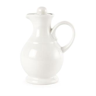 P745 Churchill Whiteware Vinegar and Oil Bottles 170ml