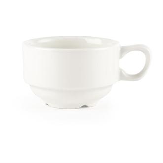 P844 Churchill Whiteware Stackable Nova Continental Coffee Cups 179ml