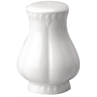 P867 Churchill Buckingham White Sandringham Salt Shakers 89mm
