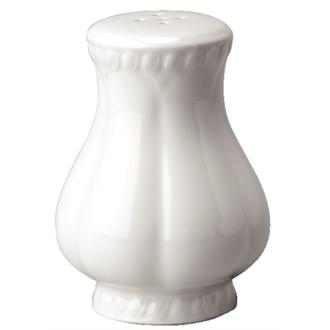 P868 Churchill Buckingham White Sandringham Pepper Shakers 89mm