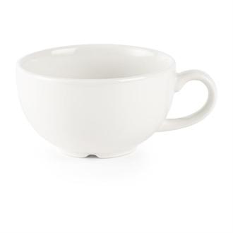 P882 Churchill Plain Whiteware Cappuccino Cups 200ml
