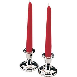 P907 Silver Plated Candlesticks