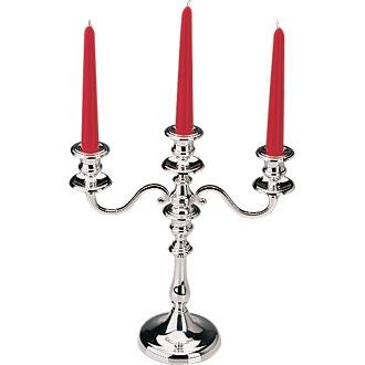 P908 Silver Plated Candelabra