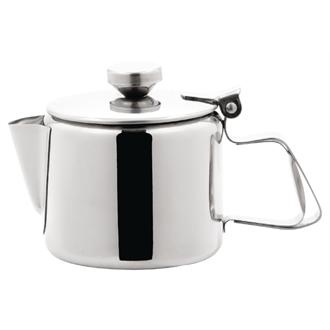 P964 Olympia Concorde Tea Pot Stainless Steel 12oz