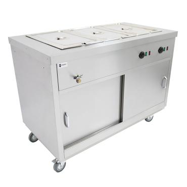Parry HOT12BM Bain Marie Topped Mobile Hot Cupboard