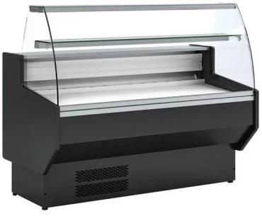 Polar PG014 G-Series Curved Glass Serve Over Counter Fridge 1.5m