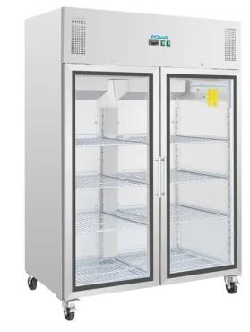 Polar PG051 G-Series Upright Double Door Gastro Display Fridge 1200 Litres