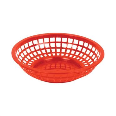 Thunder Group PLBK008R Red Round Fast Food Basket 203mm