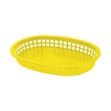 Thunder Group PLBK1034Y Yellow Oblong Fast Food Basket 273mm