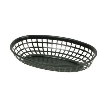 Thunder Group PLBK938K Black Oval Fast Food Basket 238mm