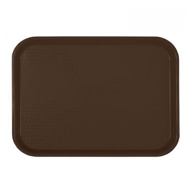 Thunder Group PLFFT1014BR Brown Fast Food Tray 265mm x 345mm