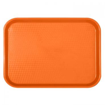 Thunder Group PLFFT1216RR Orange Fast Food Tray 305mm x 412mm