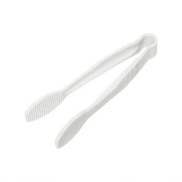 Thunder Group PLFTG006WH White Flat Grip Tongs 6